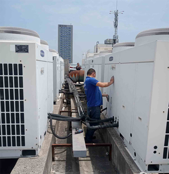 平桂中央空调制热和不制冷系统维修方法